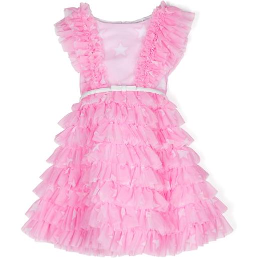 Monnalisa abito con stampa - rosa