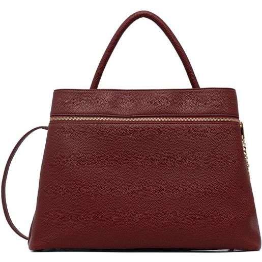 TWINSET borsa tote in pelle - rosso
