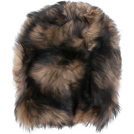 Dolce & Gabbana cappello in shearling - marrone