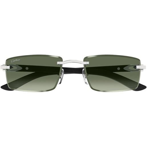 Cartier Eyewear occhiali da sole squadrati - verde