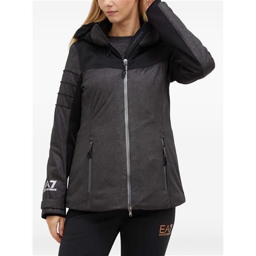 Ea7 Emporio Armani giacca con cappuccio - nero