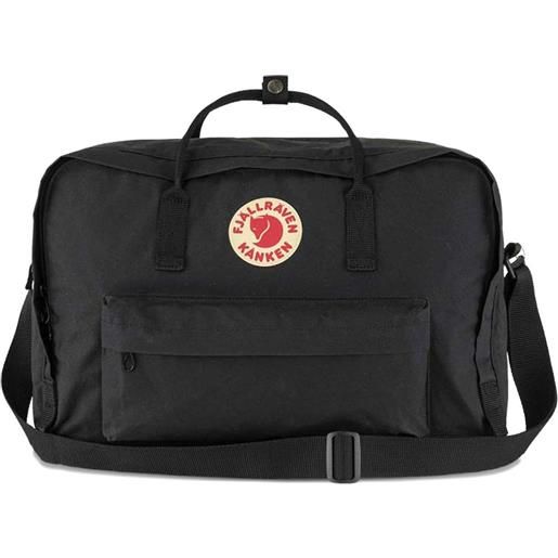 Fjällräven borsone kånken con applicazione logo - nero