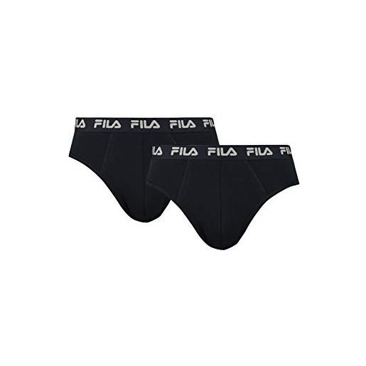 Fila fu5003/2 biancheria intima uomo, nero, m
