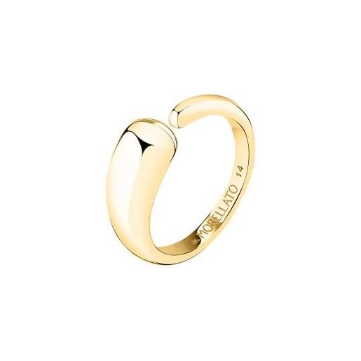 Morellato anello donna in acciaio, collezione design, chunky, goccia
