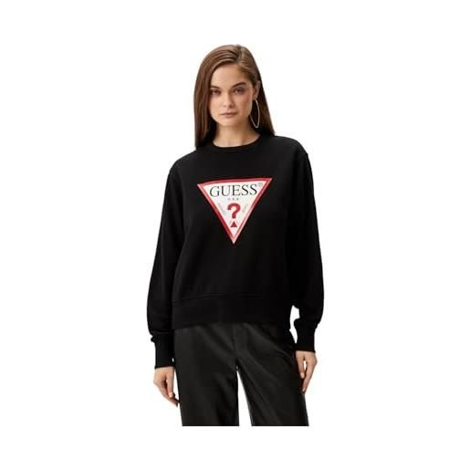 GUESS jeans felpa senza zip donna nero