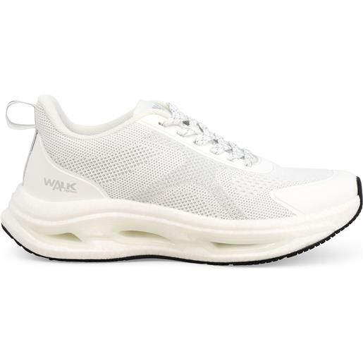 Melluso sneakers in tessuto elastico bianco 093404