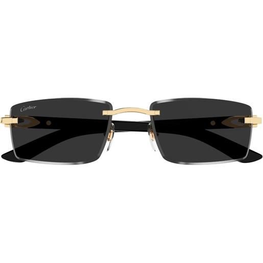 Cartier Eyewear occhiali da sole squadrati - nero
