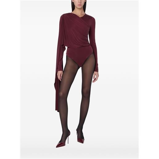 THE ANDAMANE body xenia effetto mantella - rosso