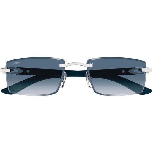 Cartier Eyewear occhiali da sole squadrati - grigio