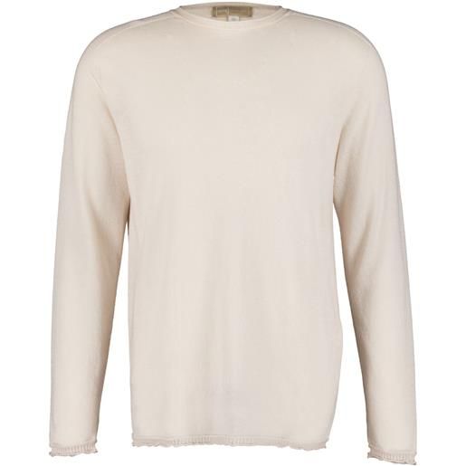120% Lino maglione girocollo - toni neutri