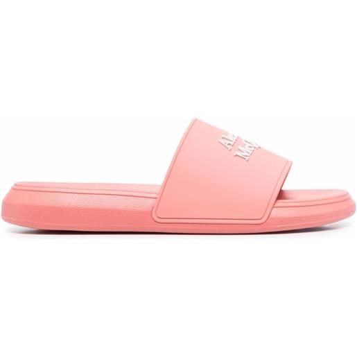 Alexander McQueen sandali slides con stampa - 6227
