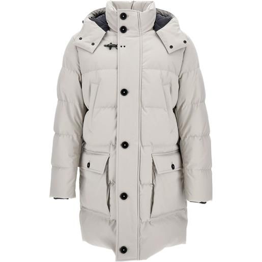 Fay cappotto imbottito con cappuccio - bianco