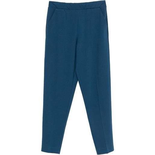 Le Tricot Perugia pantaloni con tasche laterali - blu
