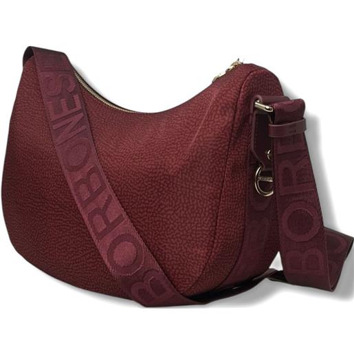 Borbonese borsa a tracolla luna piccola - rosso