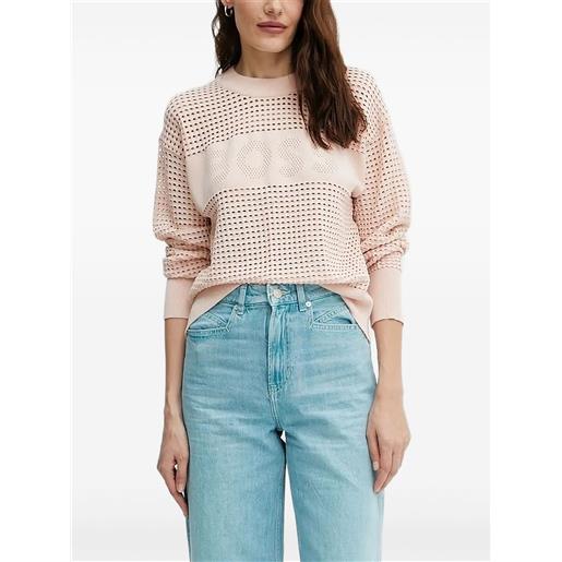BOSS maglione con logo - rosa