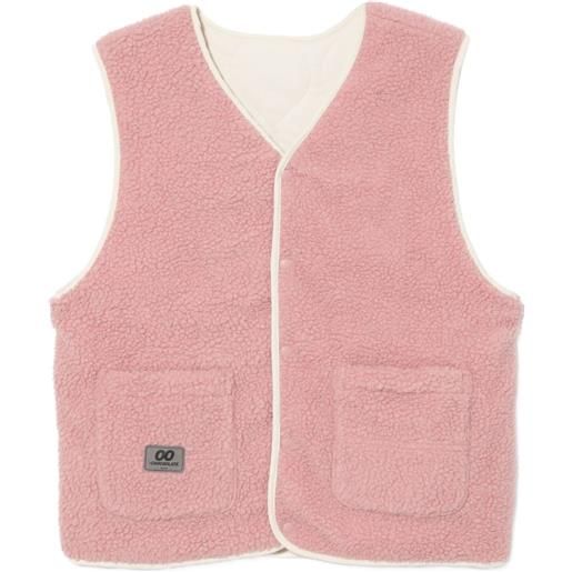 CHOCOOLATE gilet con applicazione - toni neutri