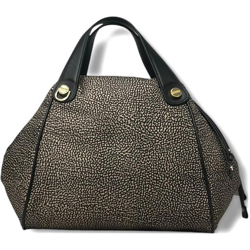 Borbonese borsa tote marie media - toni neutri