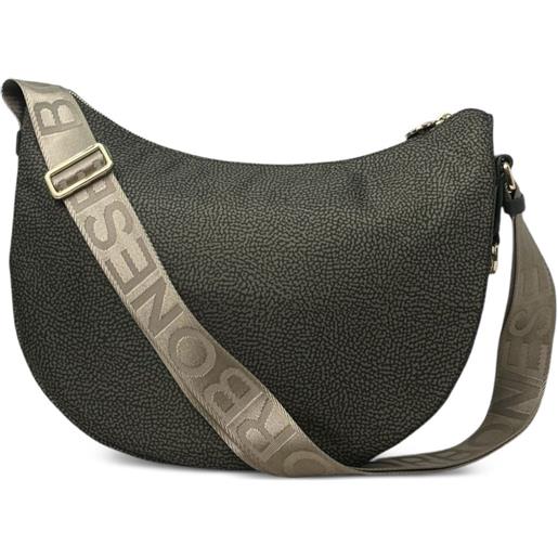 Borbonese borsa a tracolla luna - verde