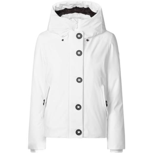 Save The Duck giacca shanon con cappuccio - bianco