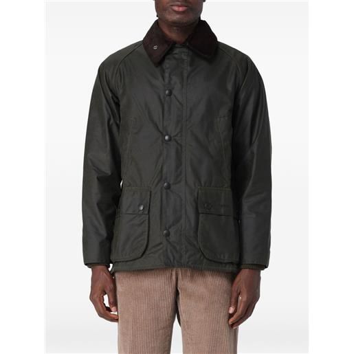 Barbour giacca bedale® con colletto a coste - verde