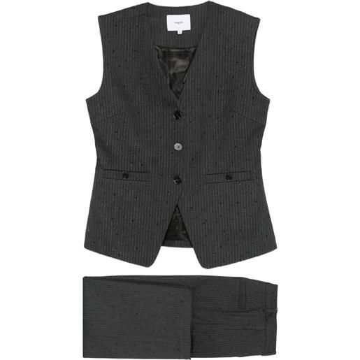 suncoo completo monopetto gessato - grigio