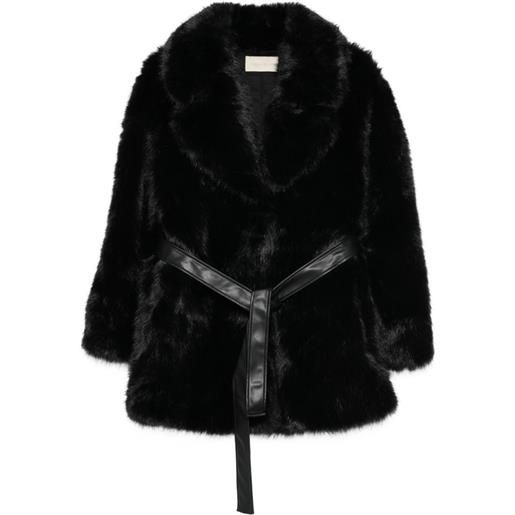 Vanessa Bruno giacca in pelliccia sintetica - nero