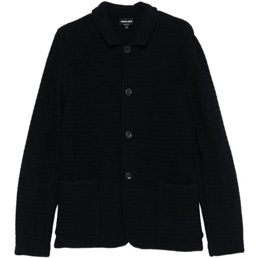Giorgio Armani giacca-camicia - nero