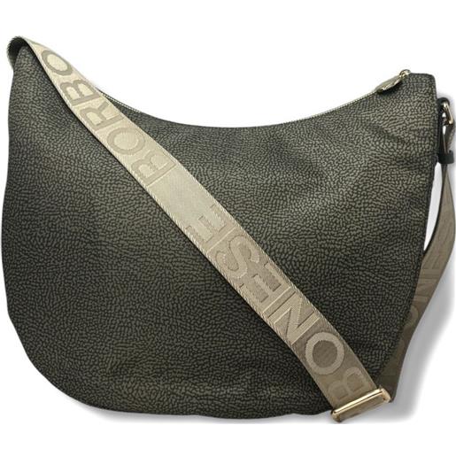 Borbonese borsa a tracolla media - verde