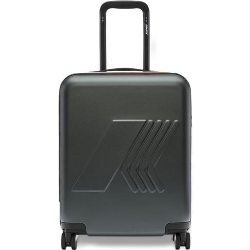 K-Way valigia eudoxie con logo - verde