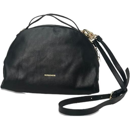 Borbonese borsa tote boston piccola - nero