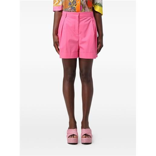 Moschino bermuda plissettati - rosa