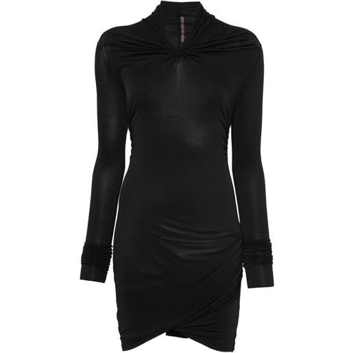 Rick Owens Lilies abito a maniche lunghe - nero
