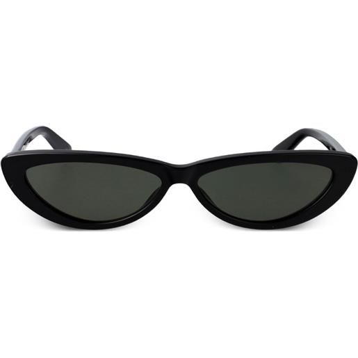 Alexander McQueen Eyewear occhiali da sole cat-eye - nero