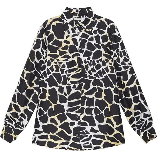 MALIPARMI camicia con stampa - nero