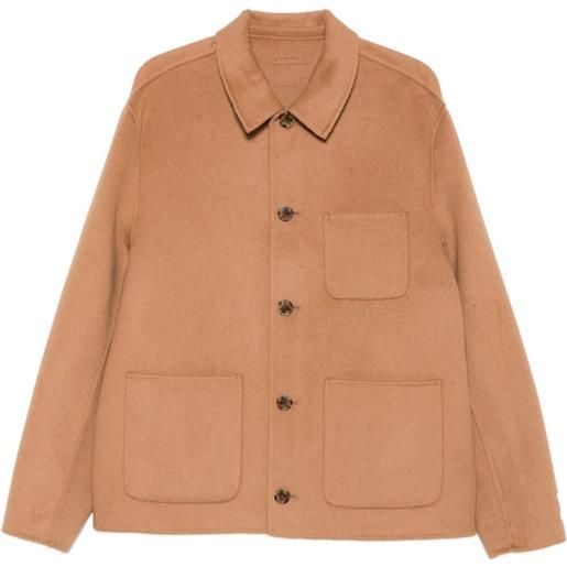 Calvin Klein giacca con applicazione - marrone