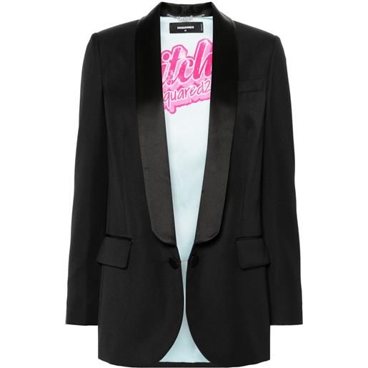 DSQUARED2 blazer con strass - nero