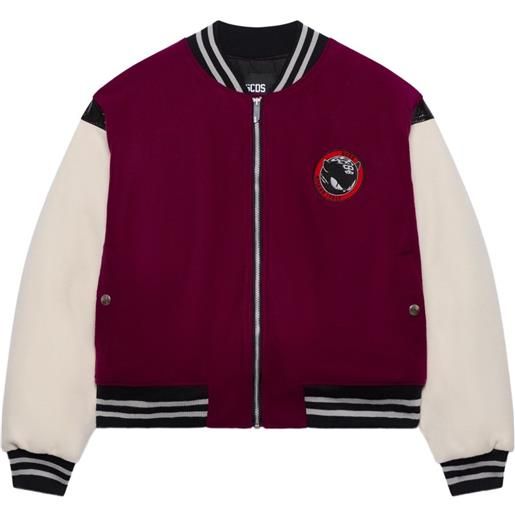 GCDS bomber con applicazione - rosso