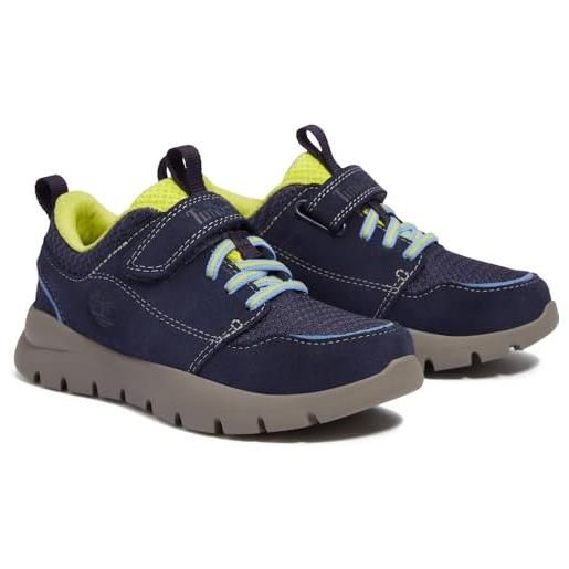 Timberland boroughs project - sneaker basse in camoscio blu scuro