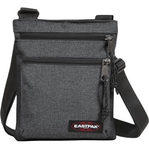 EASTPAK rusher black denim borsa tracolla