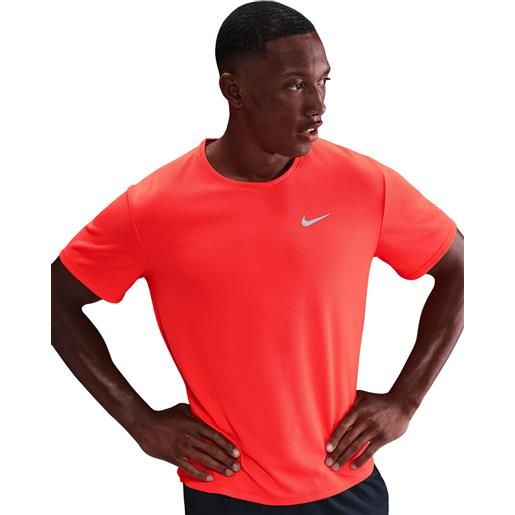 NIKE uv miler ss t-shirt running uomo