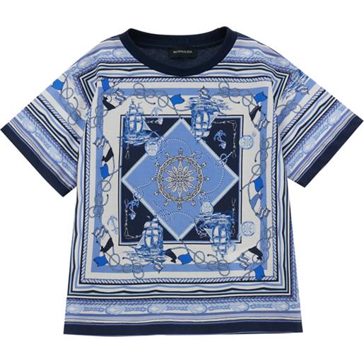 Monnalisa t-shirt jersey marine