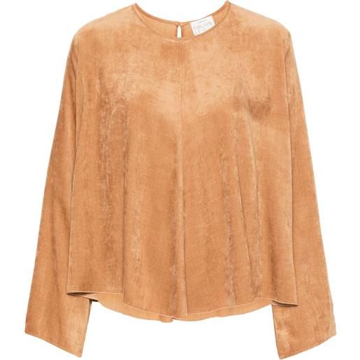 Forte Forte blusa girocollo - marrone