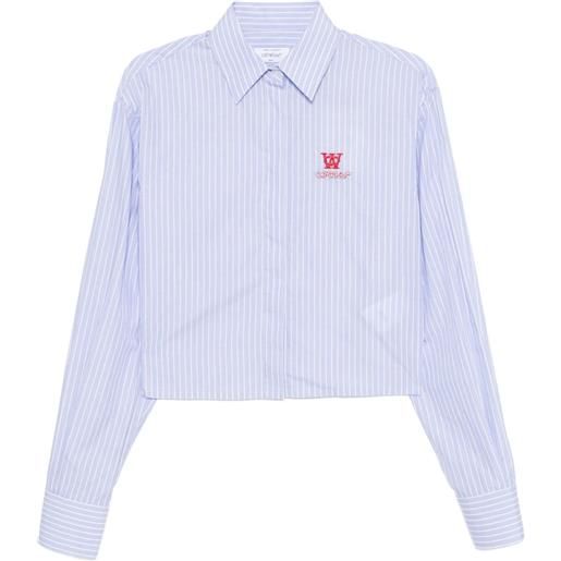 Off-White camicia a righe - blu