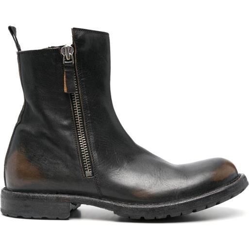 Moma stivali in pelle - nero