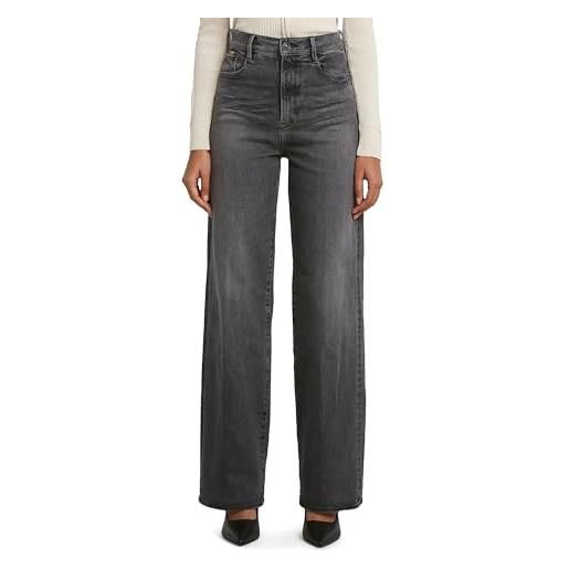 G-STAR deck 2.0 high loose jeans, jeans donna, blu (rinsed d23591-d930-082), 31w / 30l