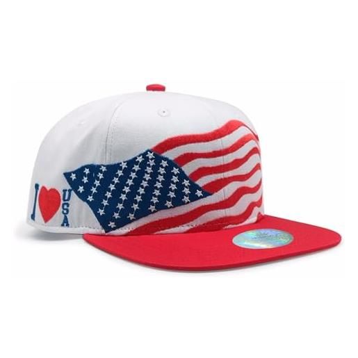 tilgomedal cappelli snapback per uomo donna moda papà berretti da baseball, bandiera wh rd usa, large-x-large