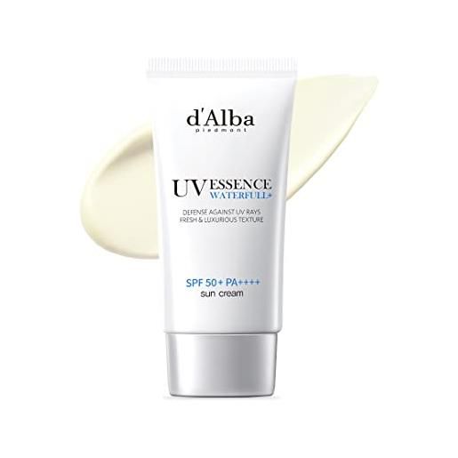 d'alba Piedmont daily mineral essence sunscreen - lozione solare moisturizing essence texture ad ampio spettro spf 50+ / texture super liscia e setosa con ingredienti naturali (1.76fl. Oz. )