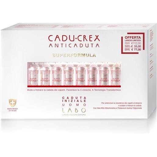 Labo cadu-crex superformula trattamento caduta iniziale capelli uomo 40 fiale
