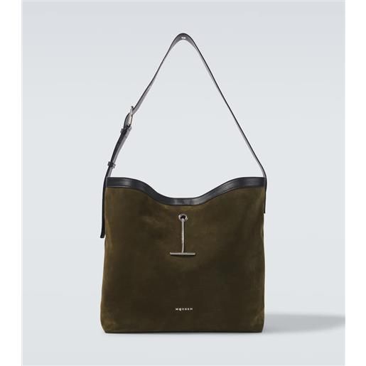 McQueen borsa pendant in suede