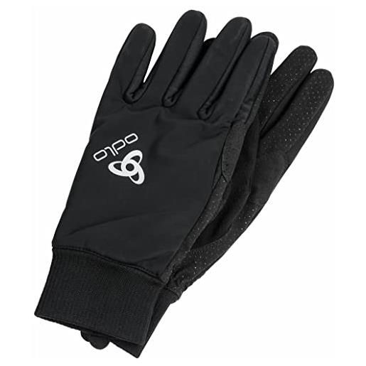 Odlo unisex guanti finnfjord warm, nero, xxs